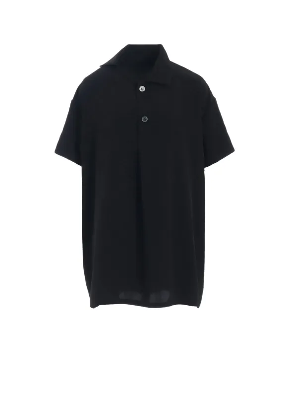 TRIAS DE CHINE ASYMMETRIC COLLAR TUNIC sold by Yohji Yamamoto