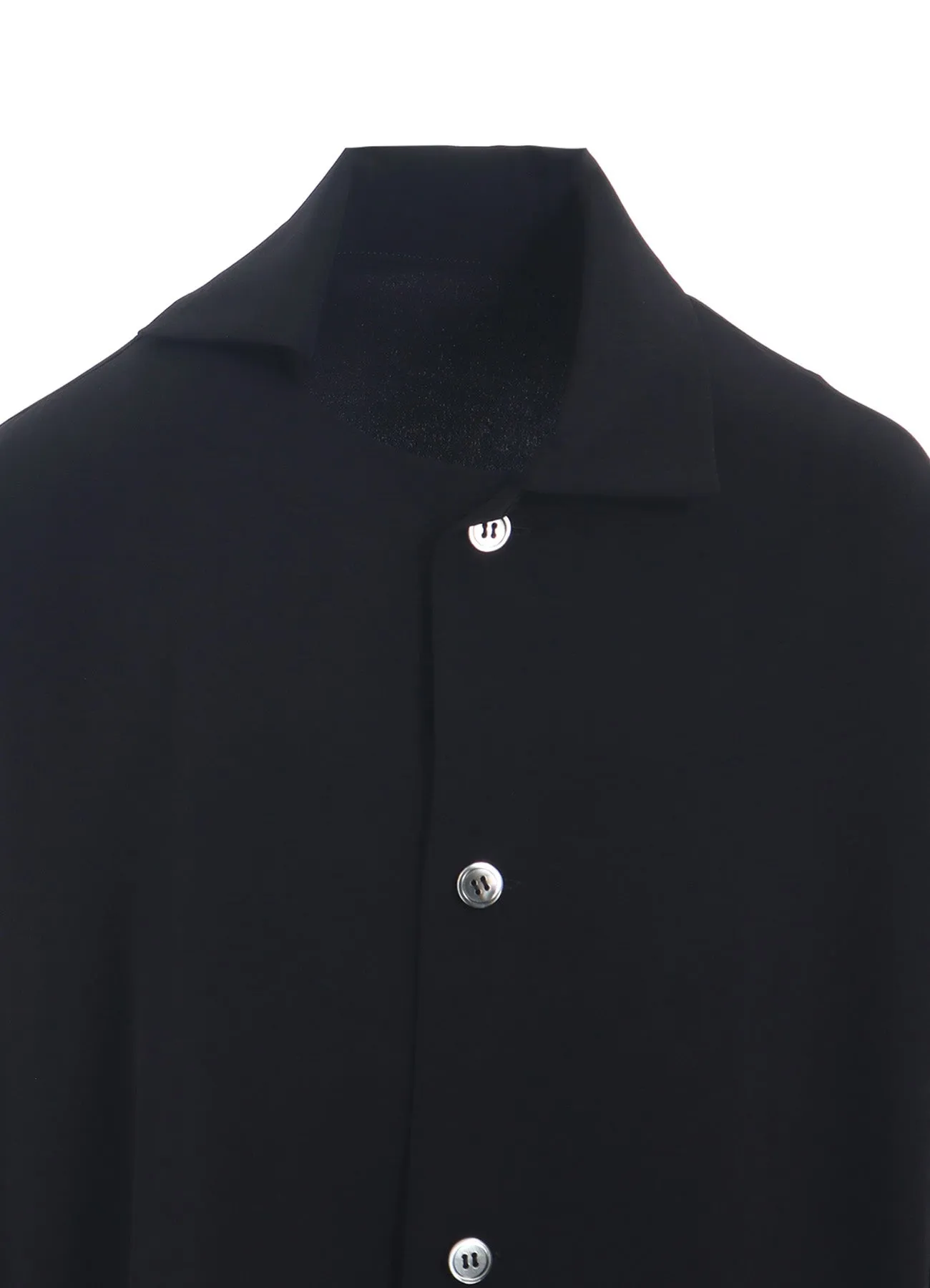 TRIAS DE CHINE ASYMMETRIC COLLAR LONG SHIRT sold by Yohji Yamamoto product image thumbnail 5