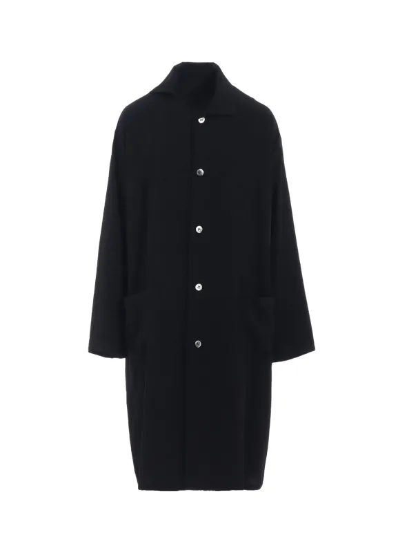 TRIAS DE CHINE ASYMMETRIC COLLAR LONG SHIRT sold by Yohji Yamamoto