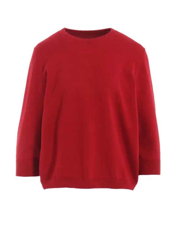 SUPER SOFT COTTON KNIT PULLOVER sold by Yohji Yamamoto