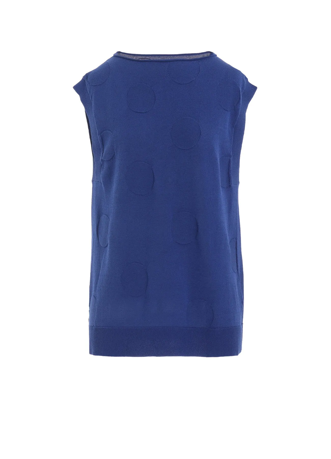 CAC KNIT DOT VEST sold by Yohji Yamamoto