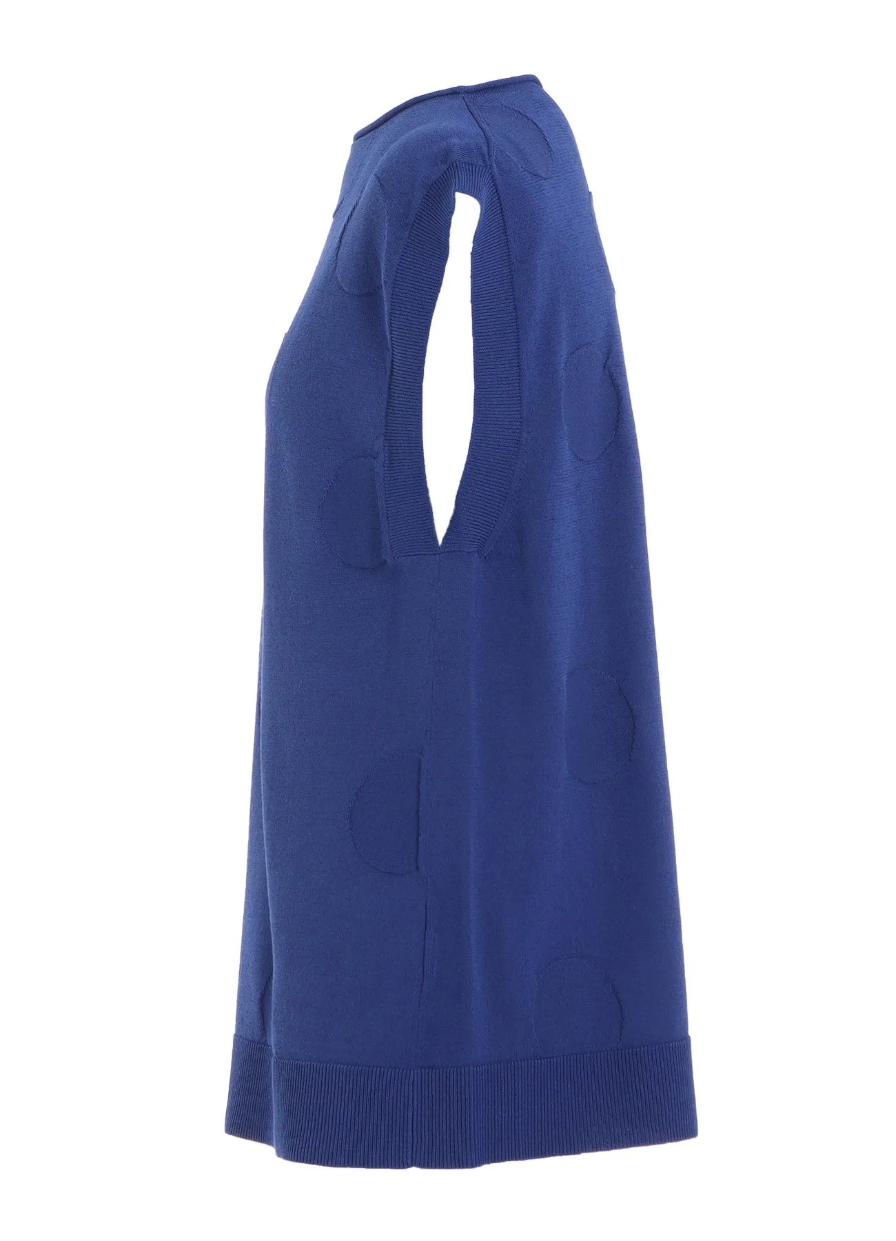 CAC KNIT DOT VEST sold by Yohji Yamamoto product image thumbnail 3