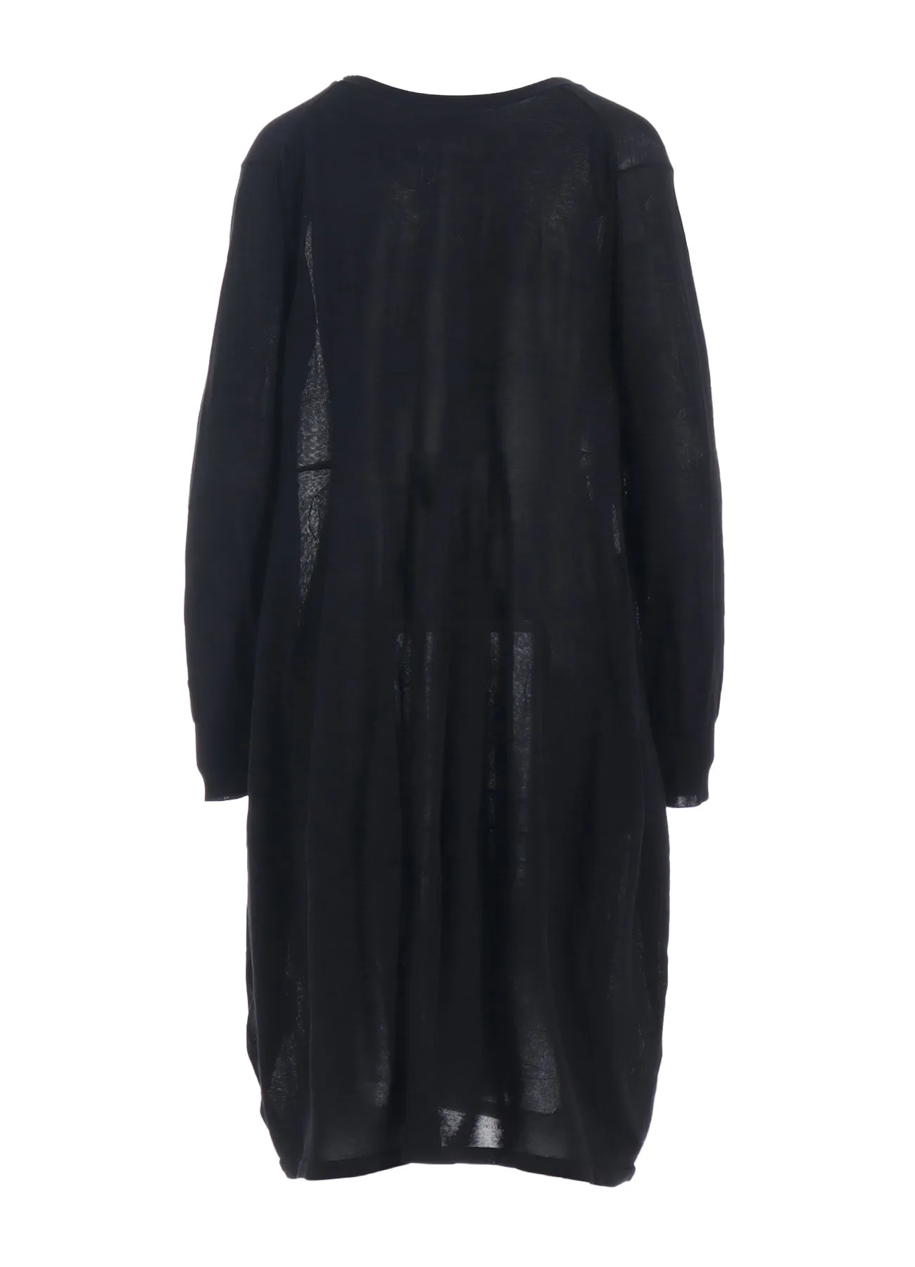 CAC KNIT DOT SWITCHING LONG CARDIGAN sold by Yohji Yamamoto product image thumbnail 4