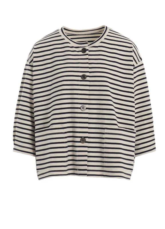 BORDER SWITCHING CARDIGAN sold by Yohji Yamamoto