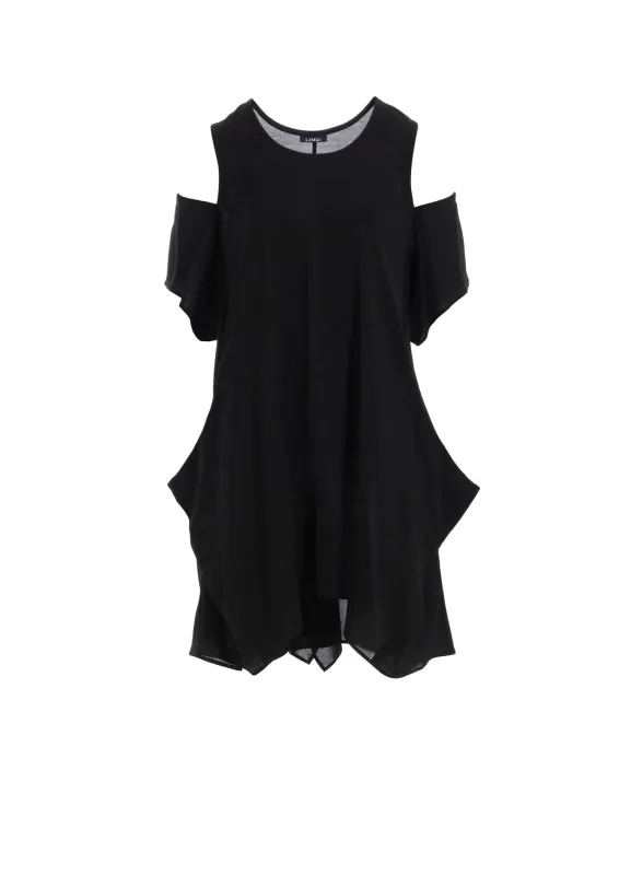 LAWN OPEN SHOULDER BLOUSE sold by Yohji Yamamoto