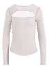 RIB STITCH SLIT CHEST LONG SLEEVE T-SHIRT sold by Yohji Yamamoto