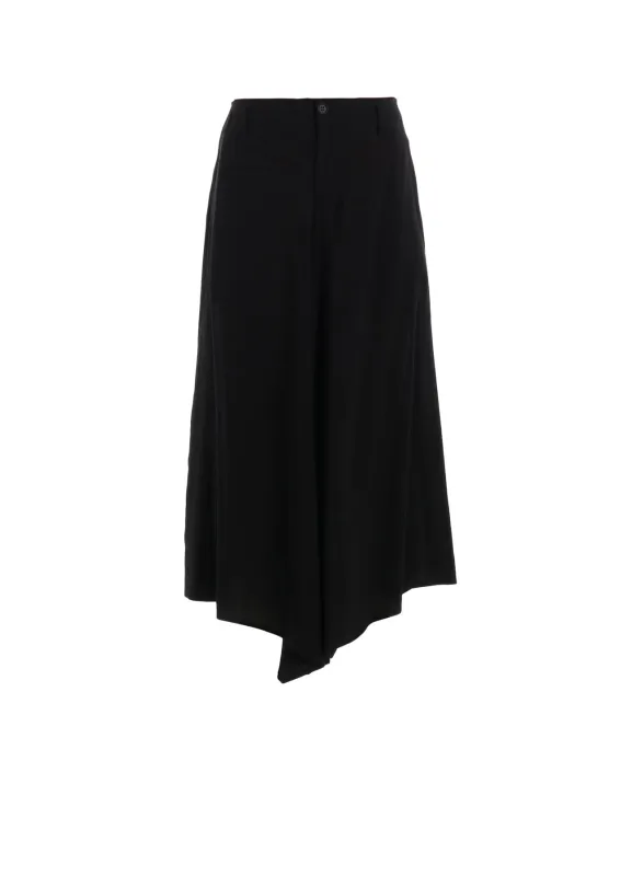 LAWN ASYMETRY HEM FRILL PANTS made by Yohji Yamamoto