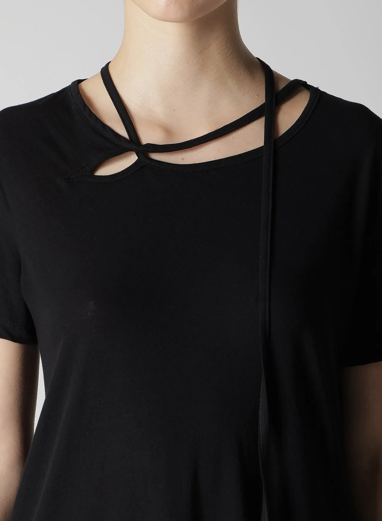 COTTON JERSEY STRING T sold by Yohji Yamamoto product image thumbnail 5