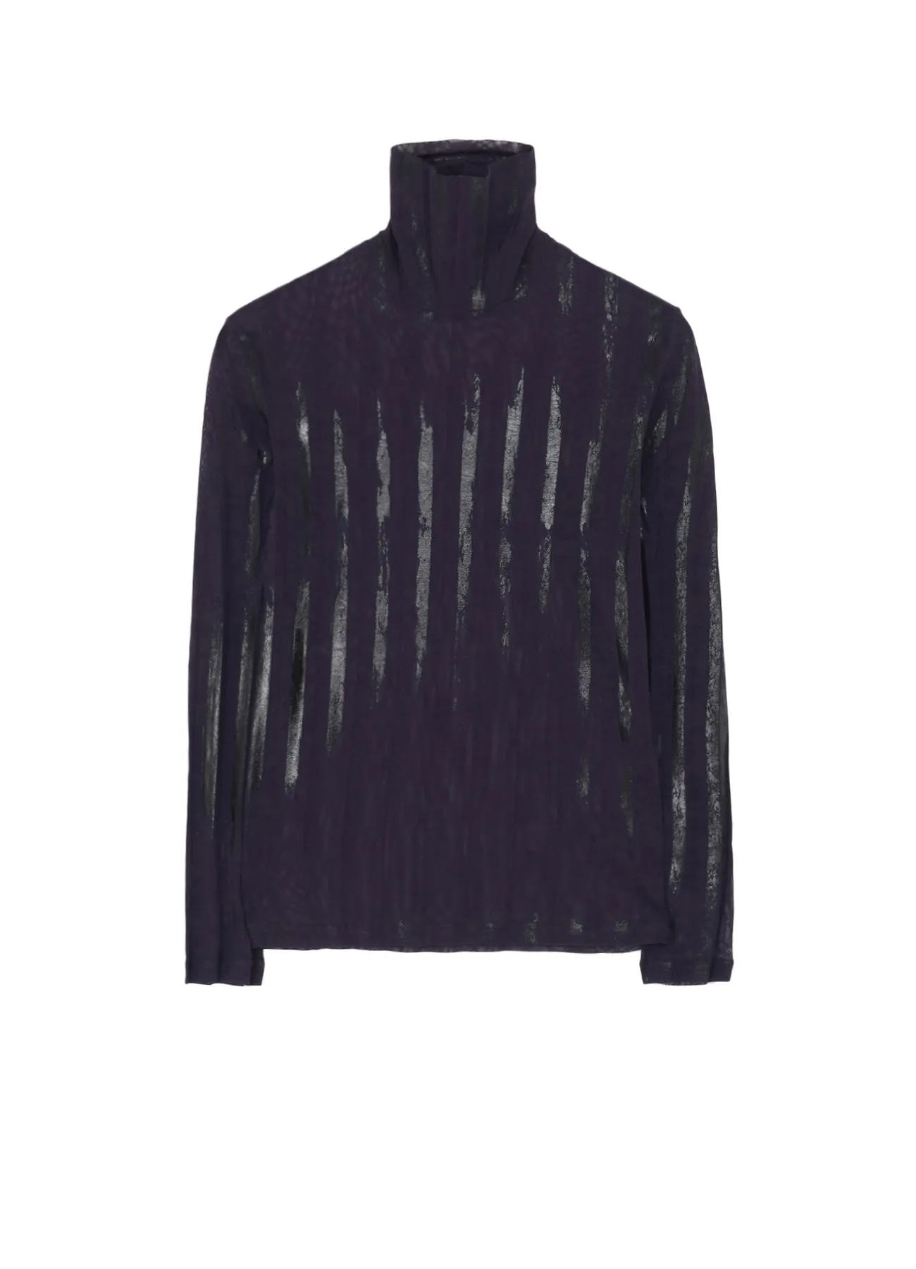 TULLE PLEATS LONG SLEEVE HIGH NECK T sold by Yohji Yamamoto