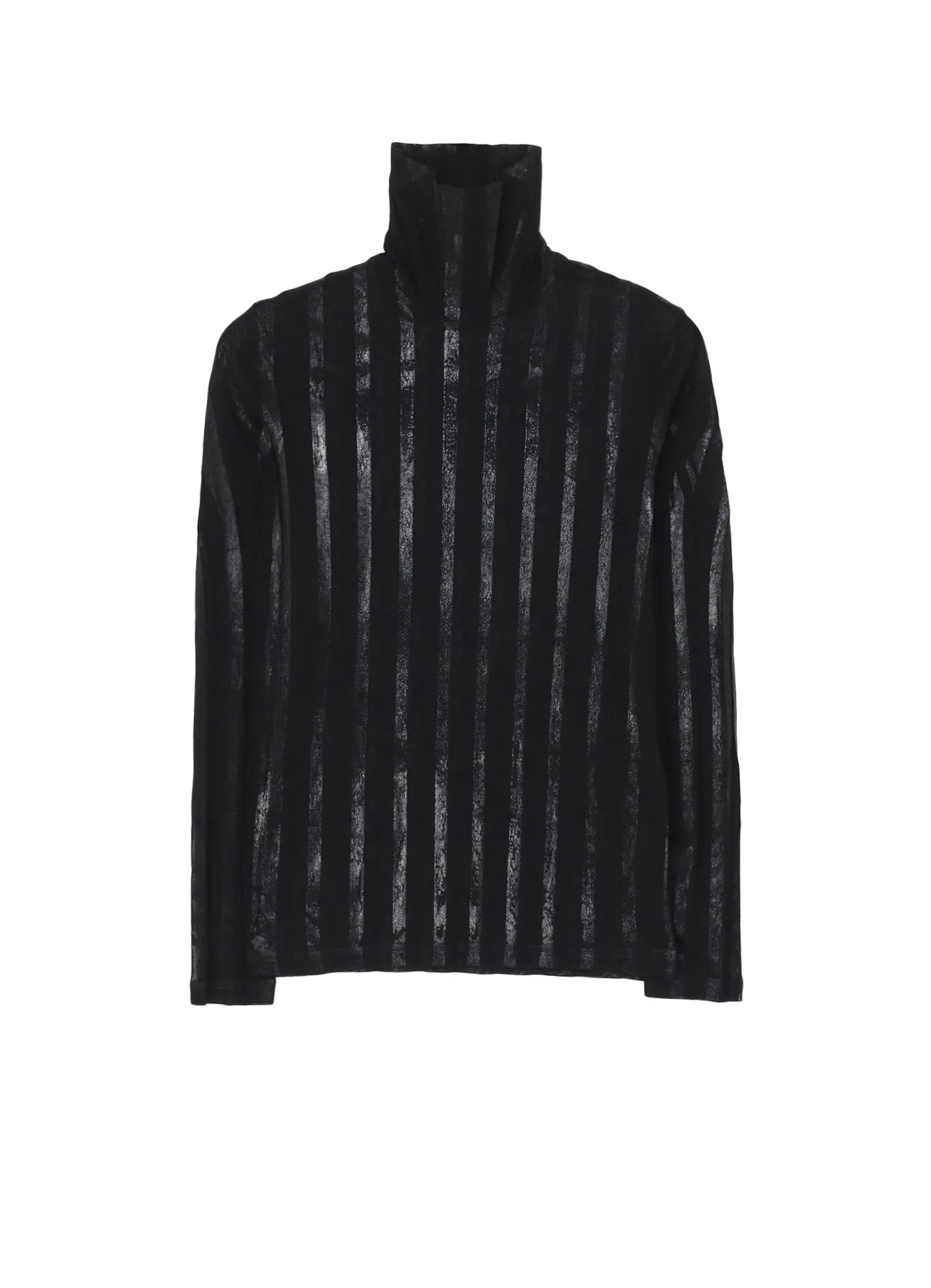 TULLE PLEATS LONG SLEEVE HIGH NECK T sold by Yohji Yamamoto