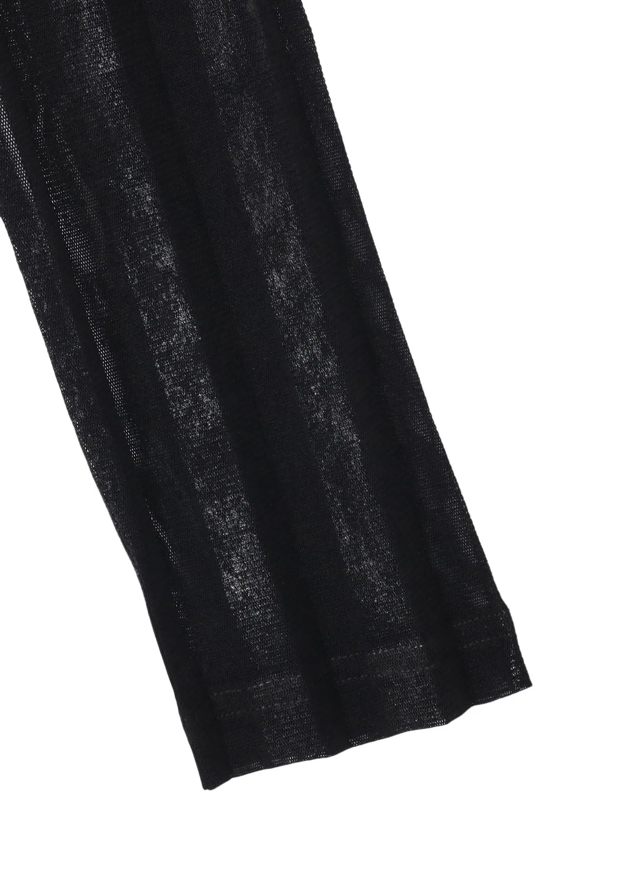 TULLE PLEATS LONG SLEEVE HIGH NECK T sold by Yohji Yamamoto product image thumbnail 5