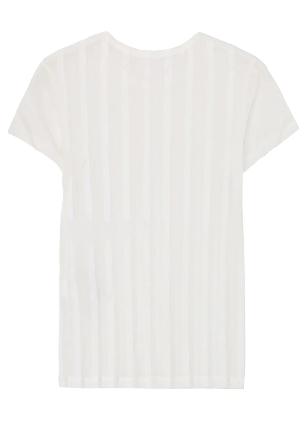 TULLE PLEATS CLASSIC SHORT SLEEVE T sold by Yohji Yamamoto product image thumbnail 3