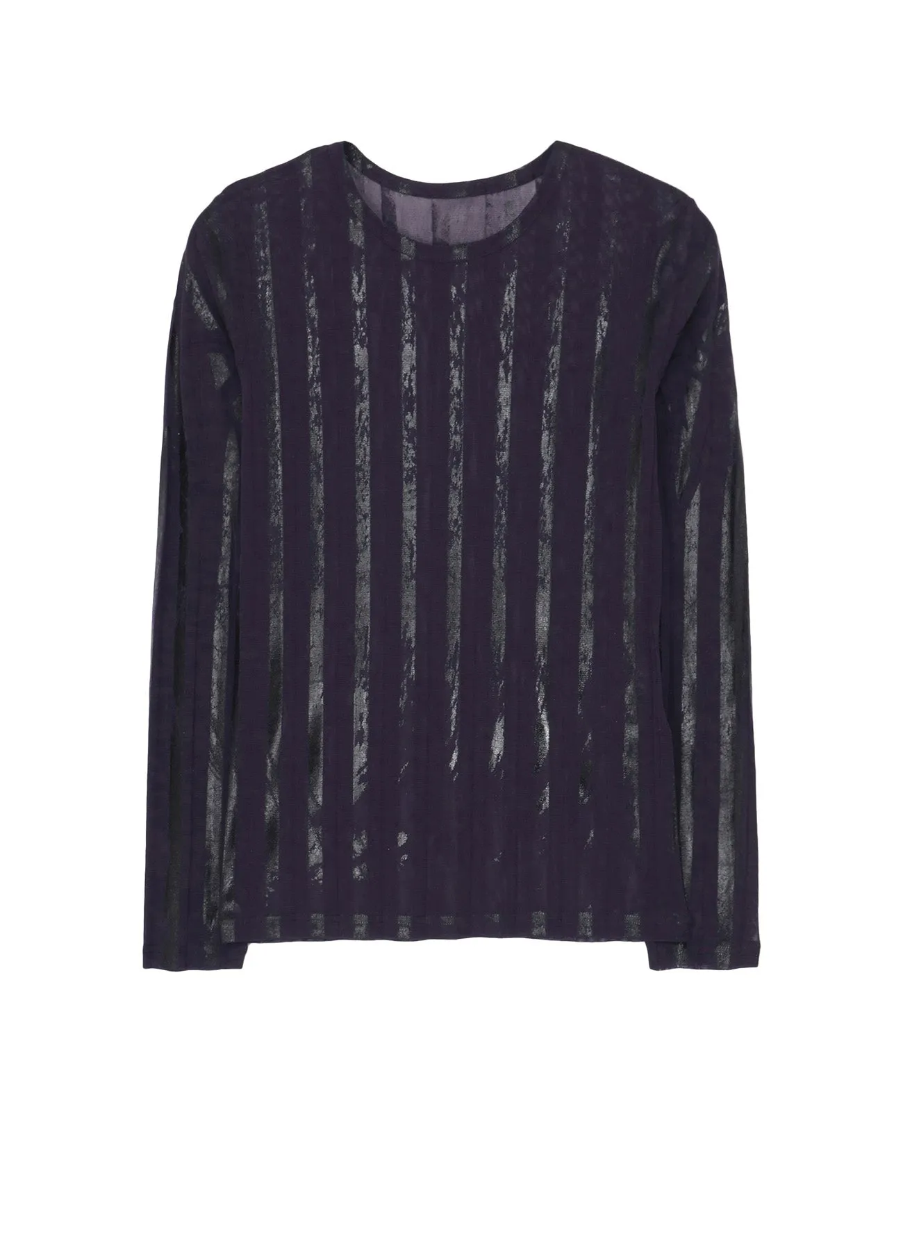 TULLE PLEATS LONG SLEEVE ROUND NECK T sold by Yohji Yamamoto