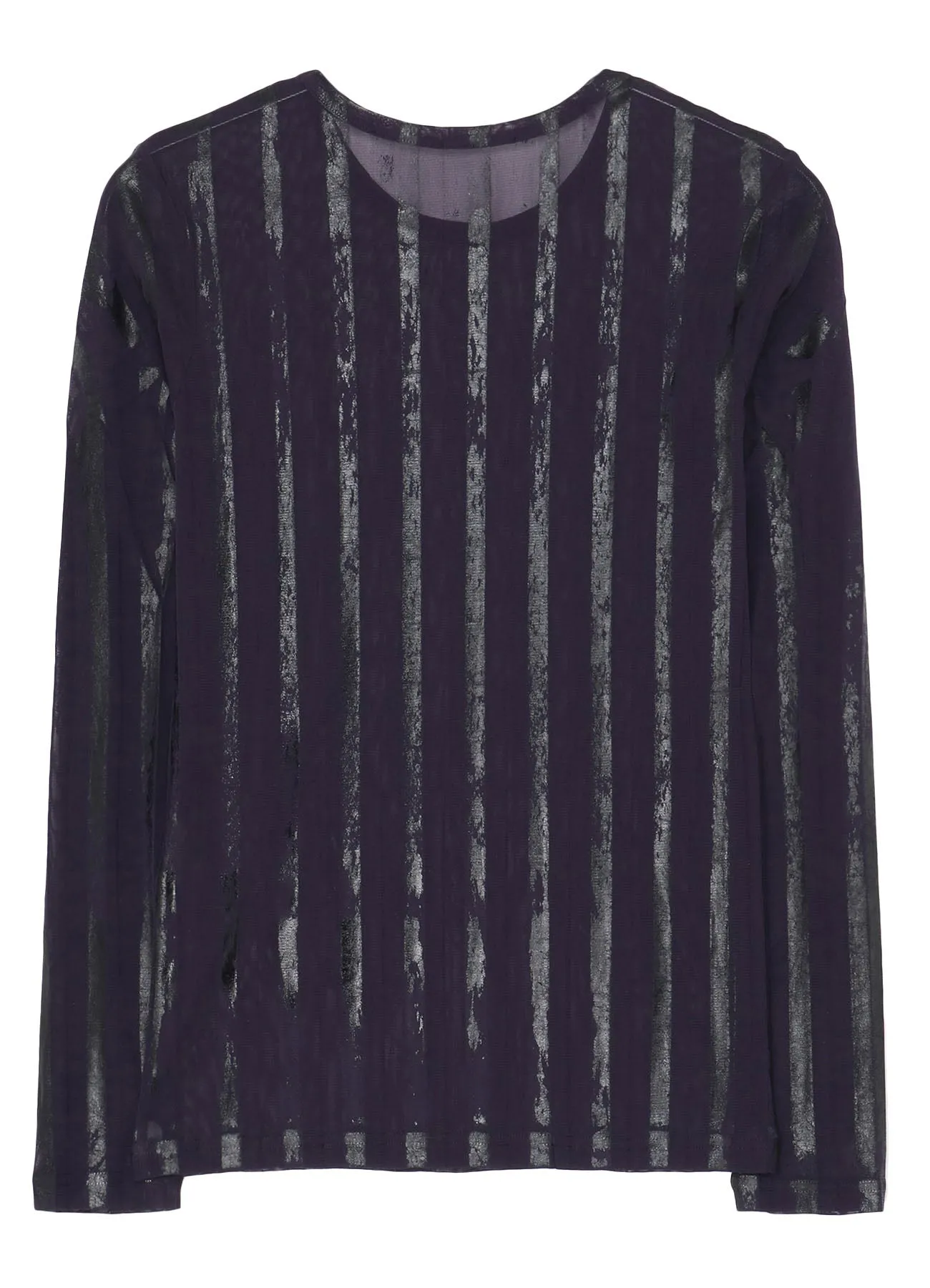 TULLE PLEATS LONG SLEEVE ROUND NECK T sold by Yohji Yamamoto product image thumbnail 3