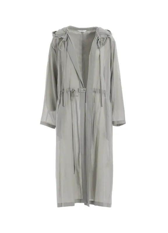 COTTON CHIFFON HOODIE COAT sold by Yohji Yamamoto