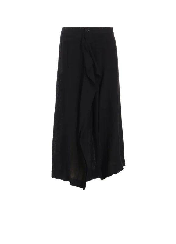 LINEN UNTWISTED LAWN SKIRT PANTS sold by Yohji Yamamoto