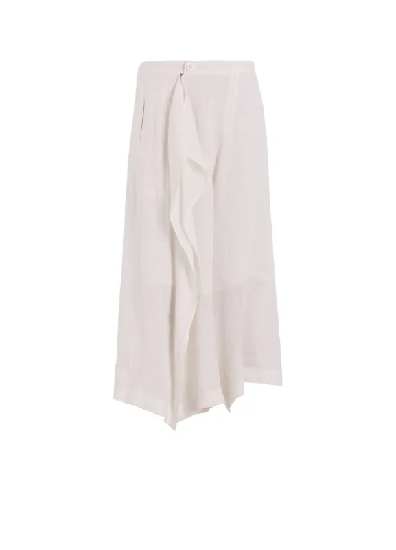 LINEN UNTWISTED LAWN SKIRT PANTS sold by Yohji Yamamoto