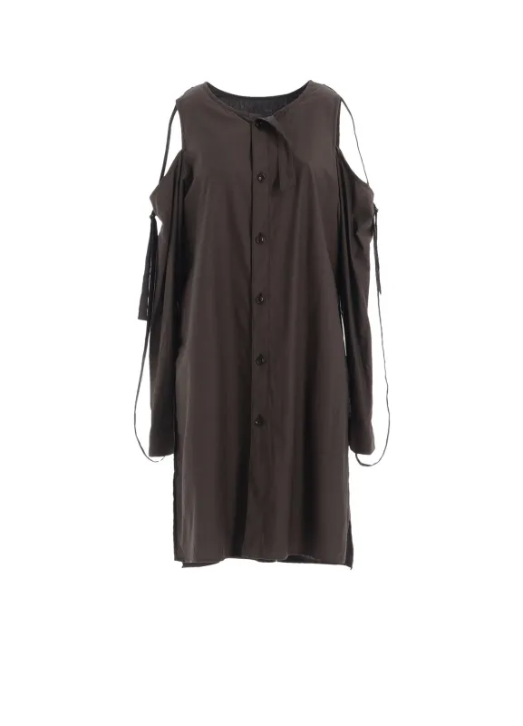 COTTON TYPEWRITER OPEN SHOULDER BLOUSE sold by Yohji Yamamoto