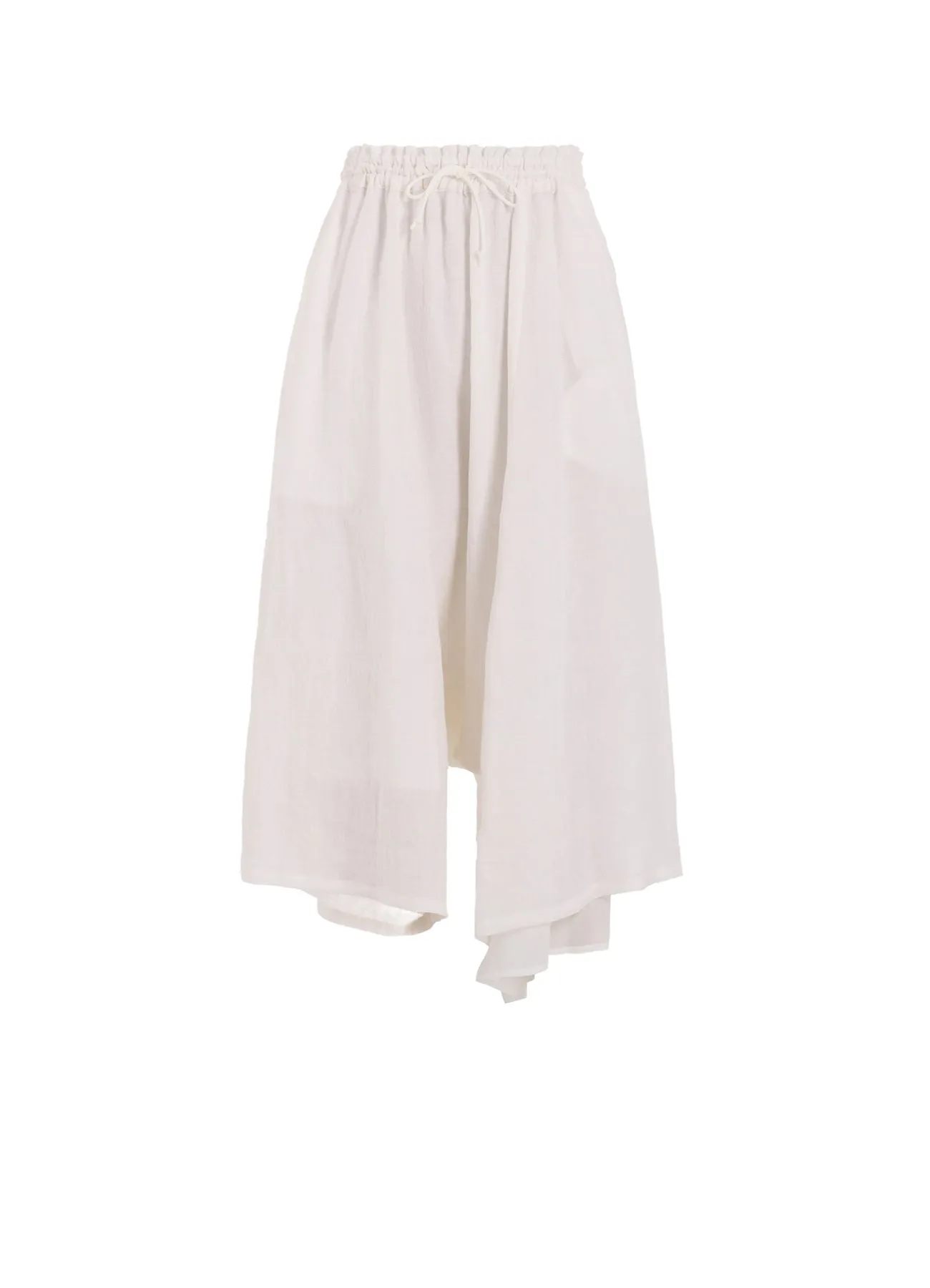 LINEN UNTWISTED LAWN LEFT W GATHERED PANTS sold by Yohji Yamamoto