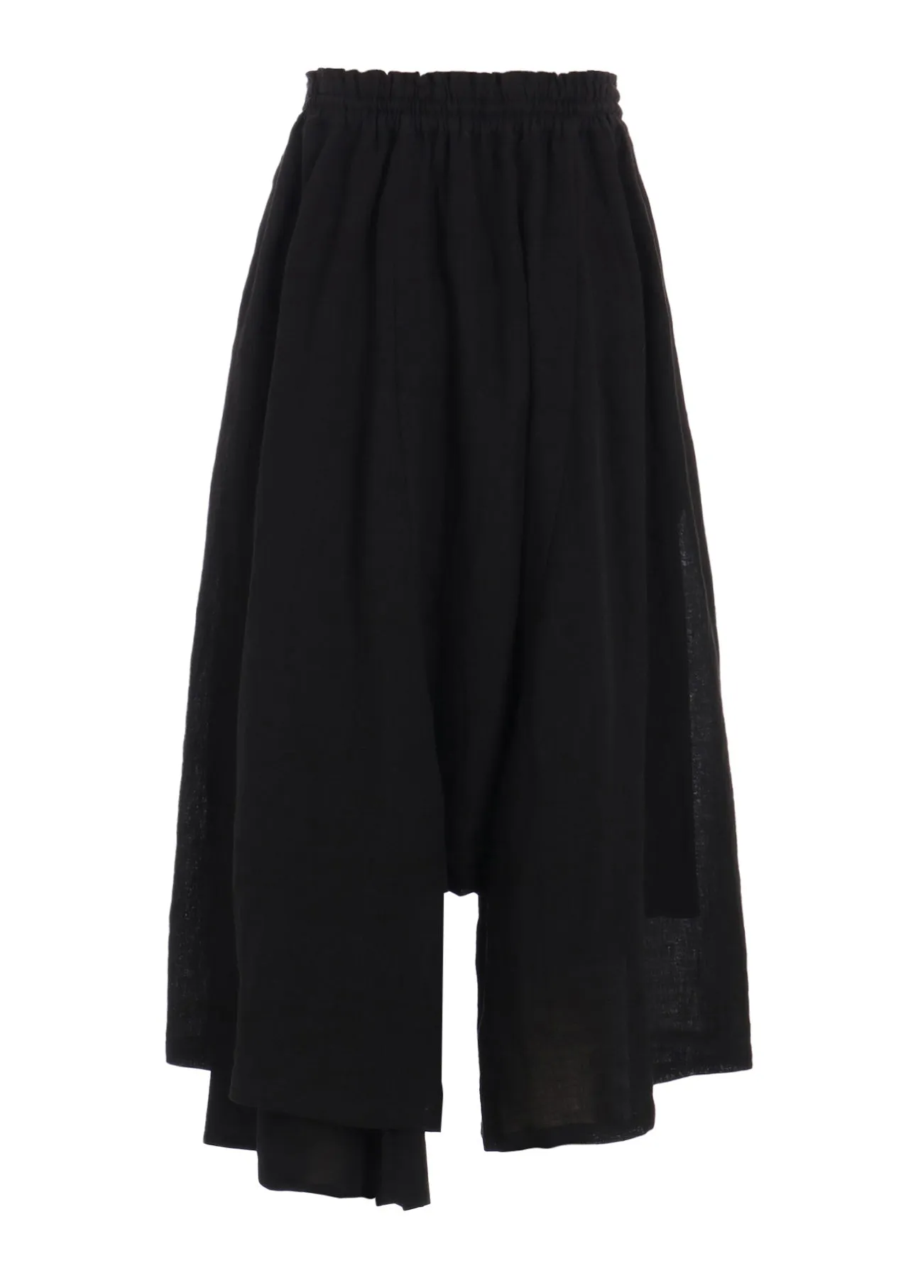 LINEN UNTWISTED LAWN LEFT W GATHERED PANTS sold by Yohji Yamamoto product image thumbnail 4