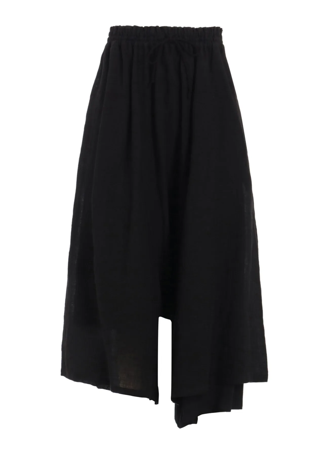 LINEN UNTWISTED LAWN LEFT W GATHERED PANTS sold by Yohji Yamamoto product image thumbnail 2