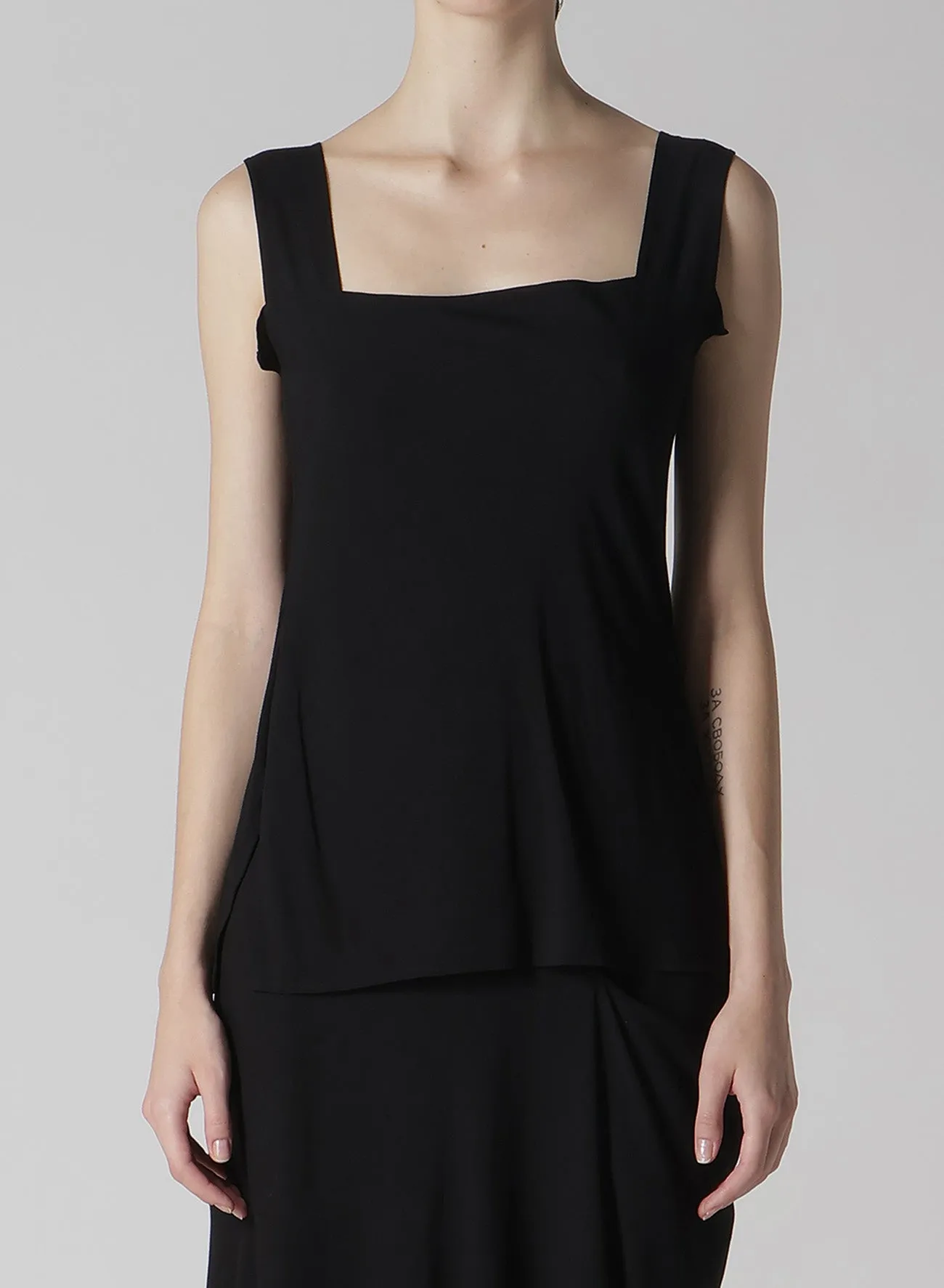 RAYON CAMBRIC COMBINATION BLOUSE sold by Yohji Yamamoto product image thumbnail 4
