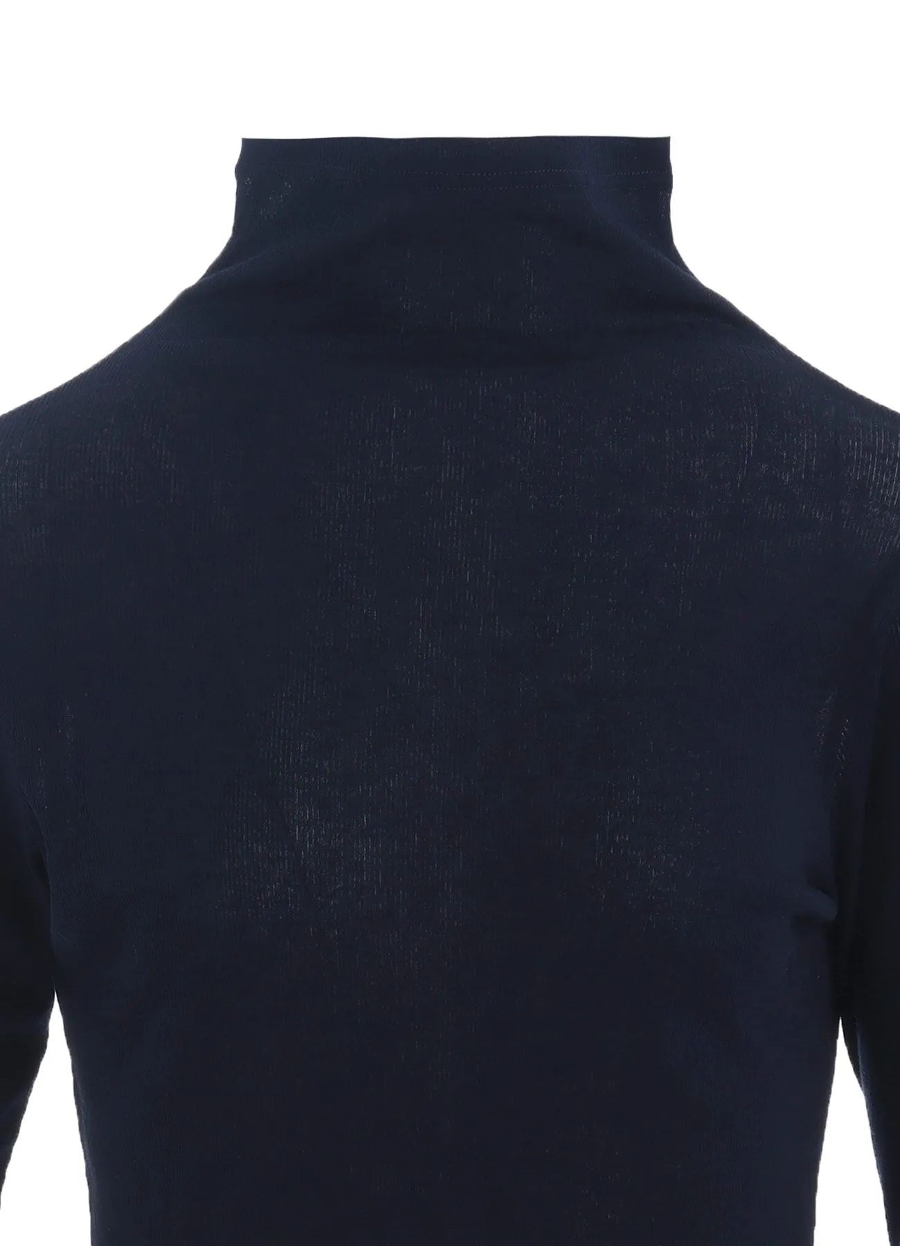 HIGH TWISTED RIB HIGH NECK LONG SLV T sold by Yohji Yamamoto product image thumbnail 5