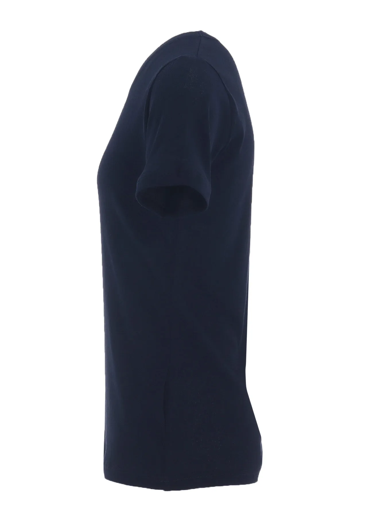 HIGH TWISTED RIB ROUND NECK SHORT SLV T sold by Yohji Yamamoto product image thumbnail 3