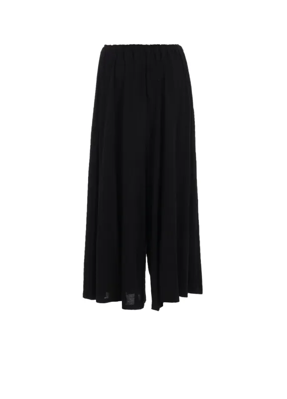 COTTON SINGLE JERSEY SKIRT-LIKE GATHER PANTS sold by Yohji Yamamoto
