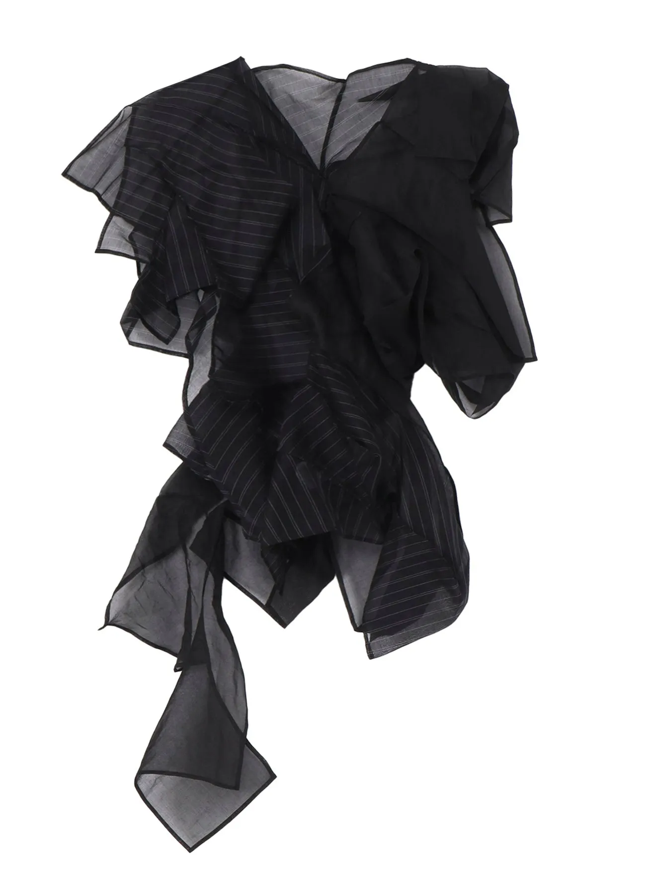 ASM DARTS 3D BLOUSE sold by Yohji Yamamoto product image thumbnail 3