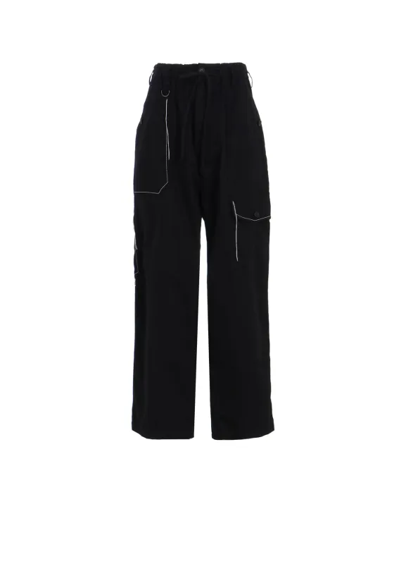 COTTON TWILL COLOR STITCHING WORK PANT sold by Yohji Yamamoto