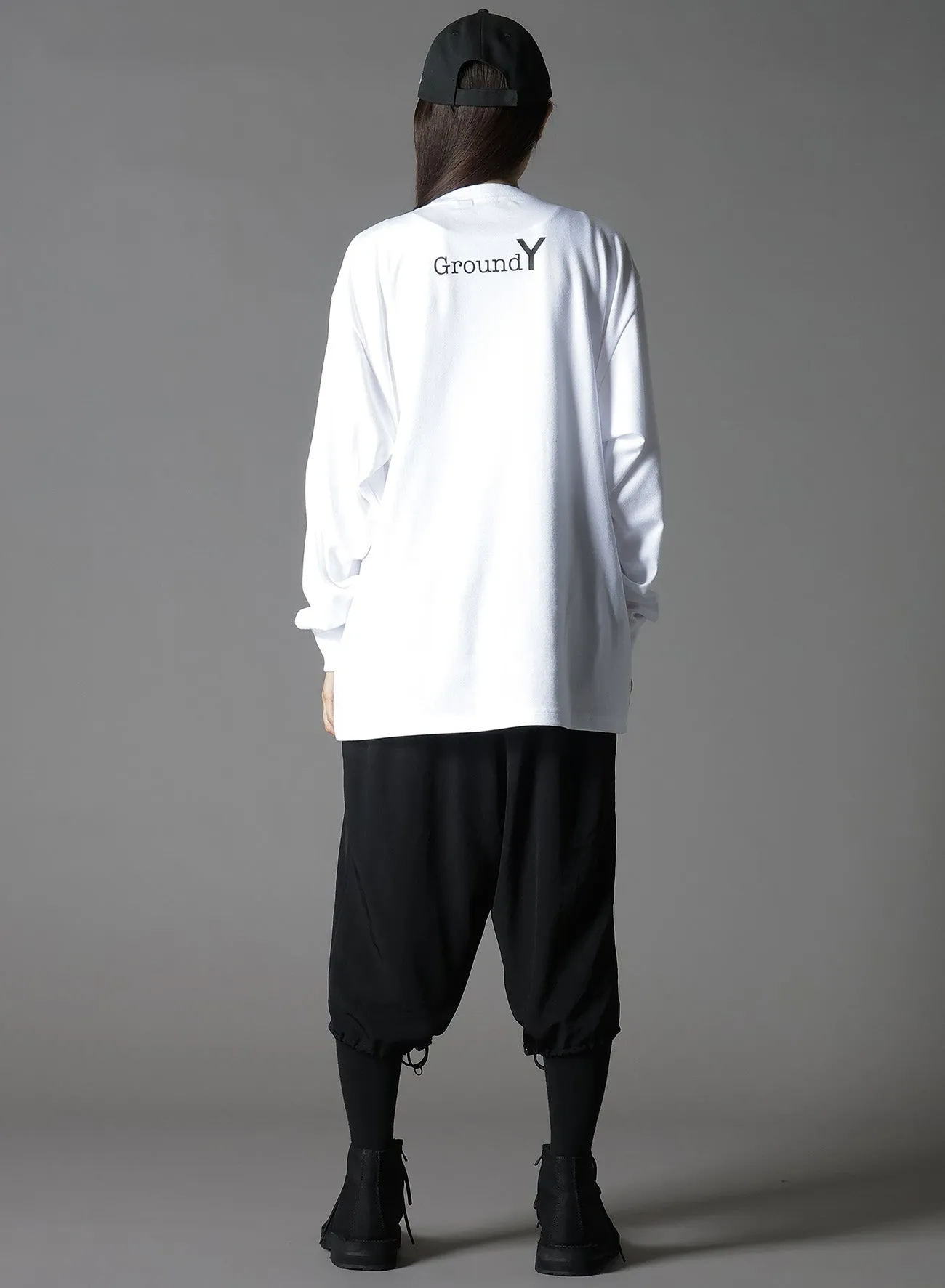 Ground Y×NEWERA® L/S OVERSIZED PERFORMANCE TEE sold by Yohji Yamamoto product image thumbnail 5