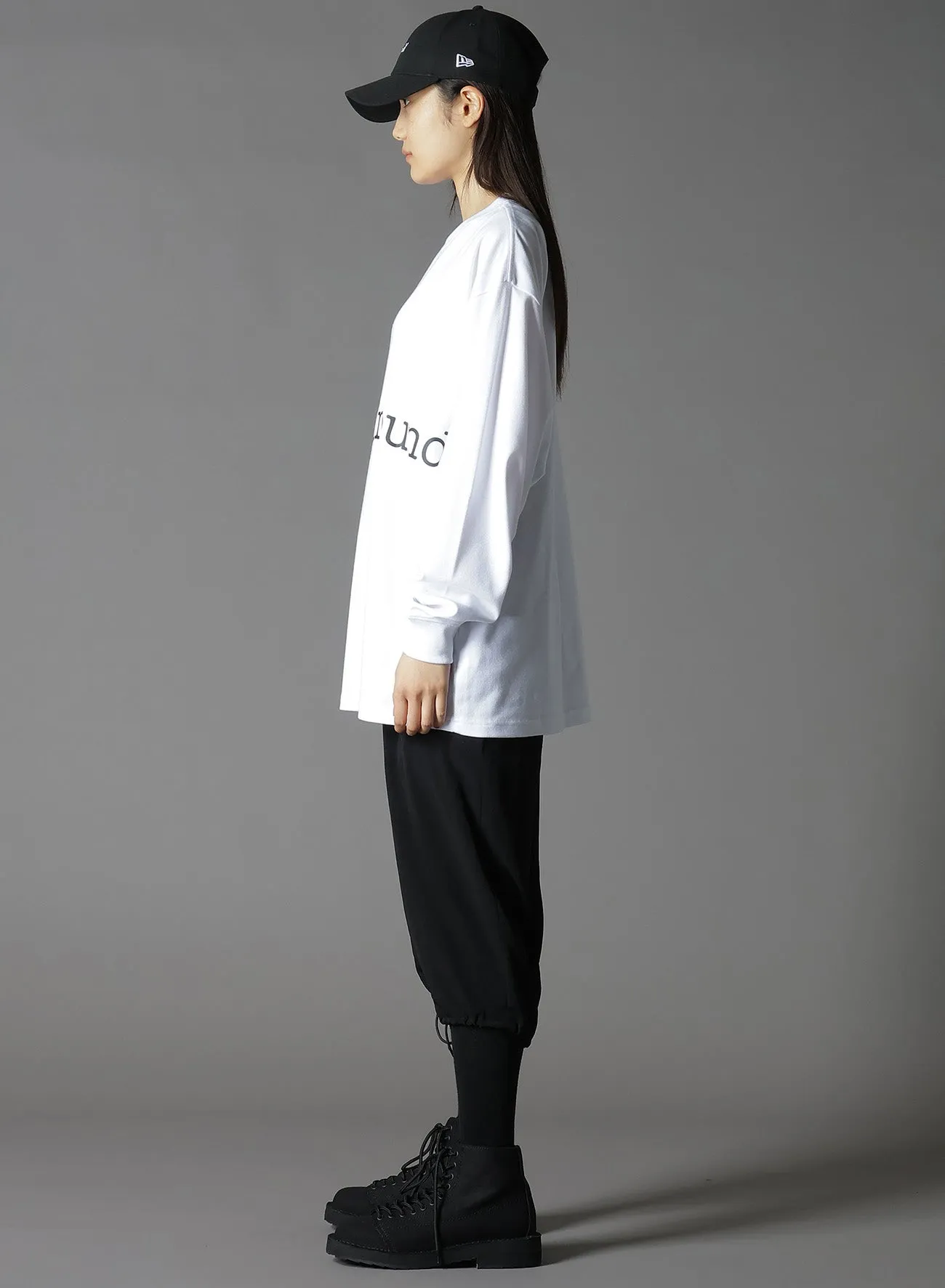 Ground Y×NEWERA® L/S OVERSIZED PERFORMANCE TEE sold by Yohji Yamamoto product image thumbnail 4