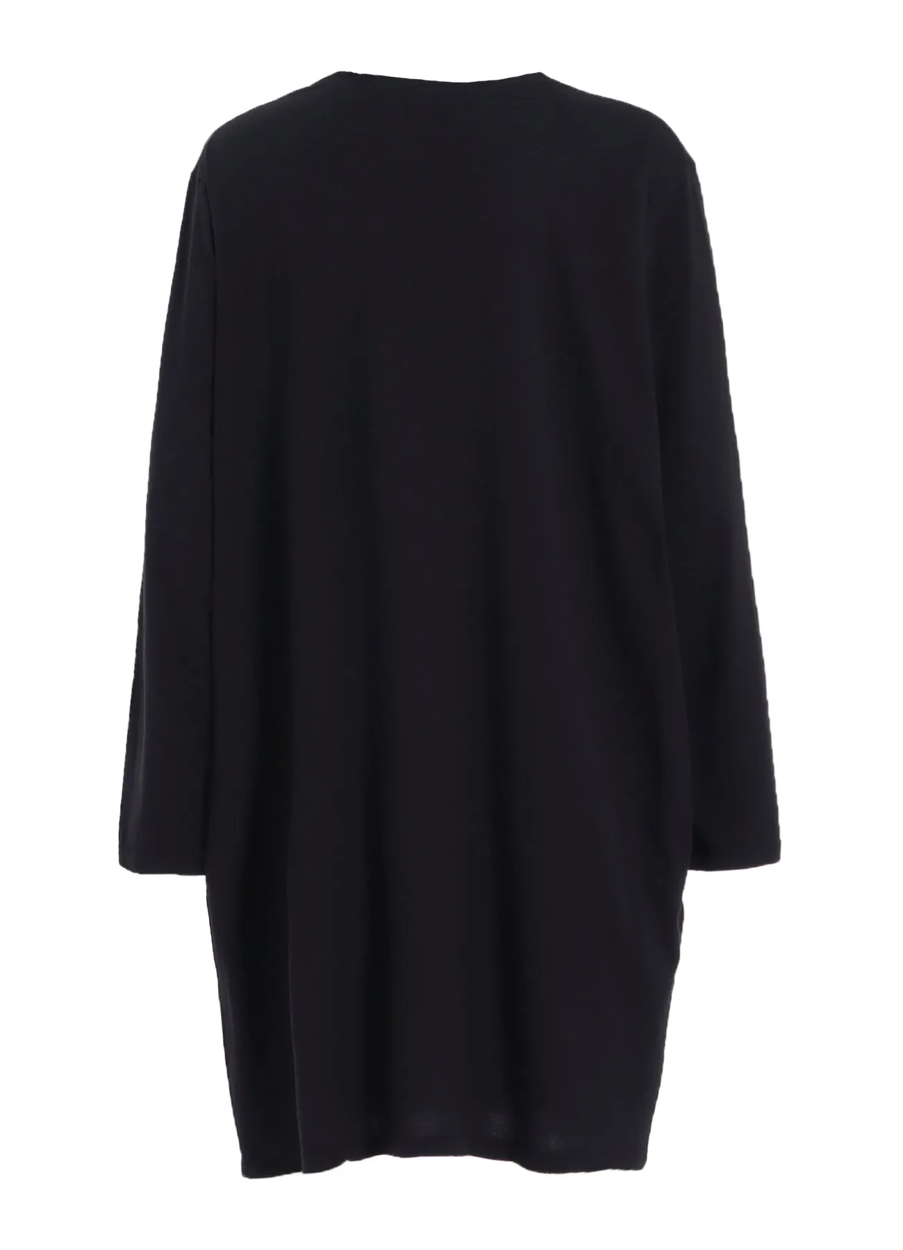 COTTON MODAL JERSEY HENRY NECK LS T sold by Yohji Yamamoto product image thumbnail 4