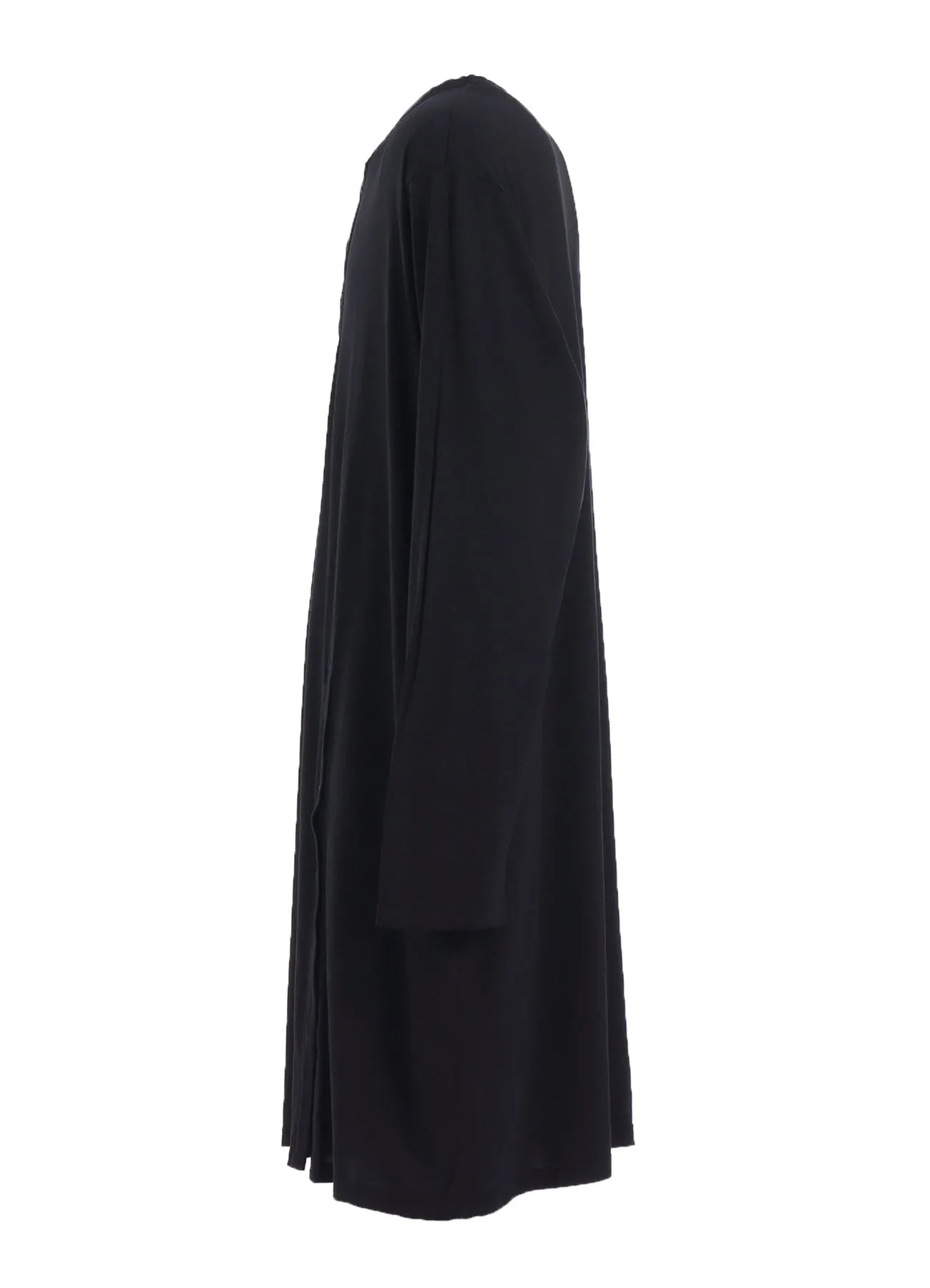 COTTON MODAL JERSEY HENRY NECK LS T sold by Yohji Yamamoto product image thumbnail 3