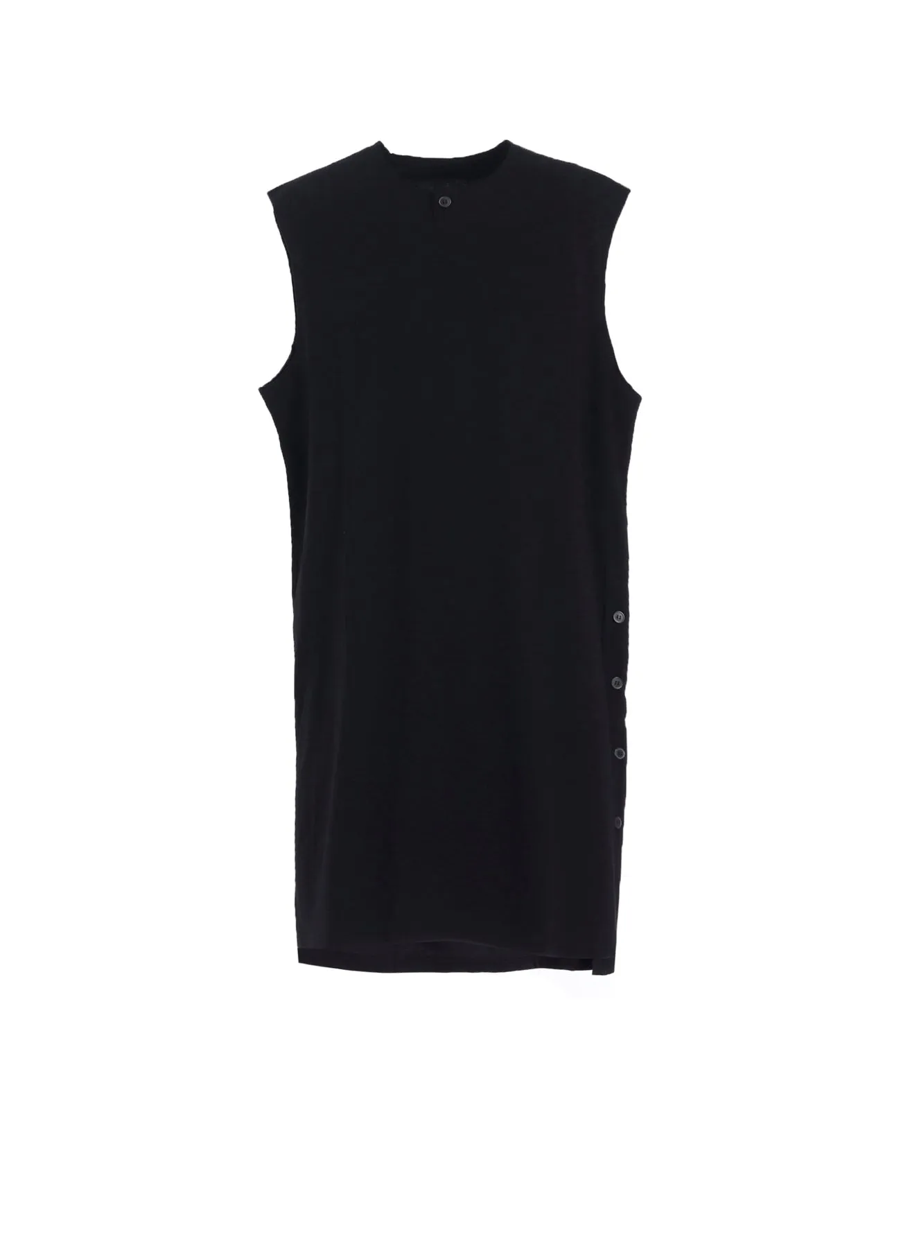 COMBED SINGLE JERSEY SINGLE BUTTON TANK TOP sold by Yohji Yamamoto