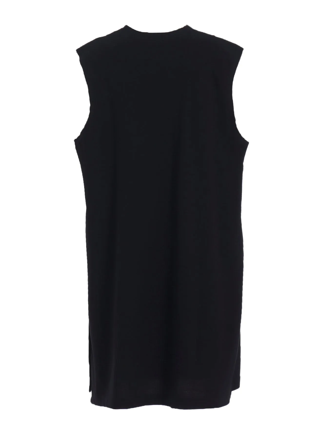 COMBED SINGLE JERSEY SINGLE BUTTON TANK TOP sold by Yohji Yamamoto product image thumbnail 4