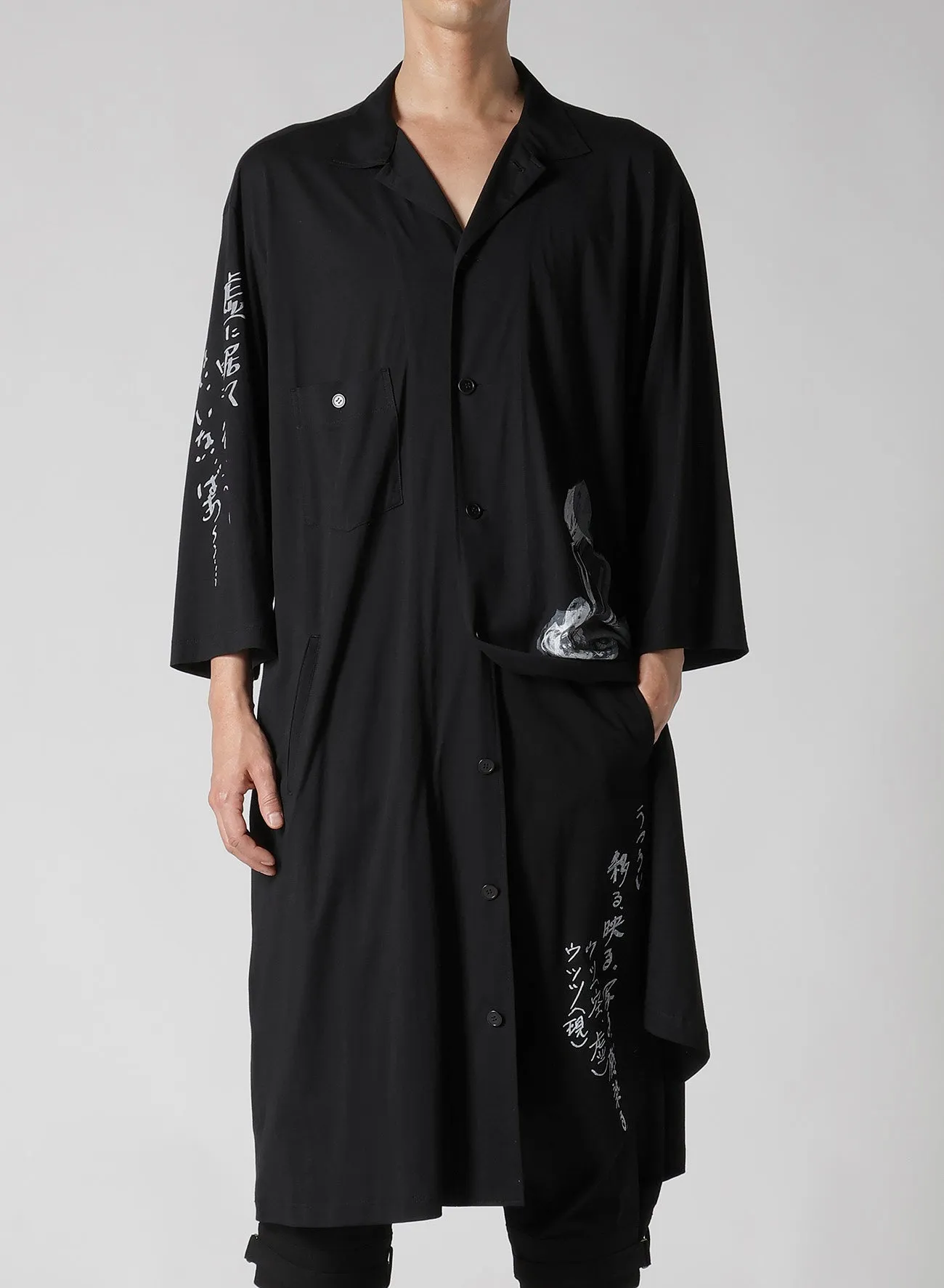C/Ny PT JERSEY A STAND LONG BLOUSE sold by Yohji Yamamoto product image thumbnail 2