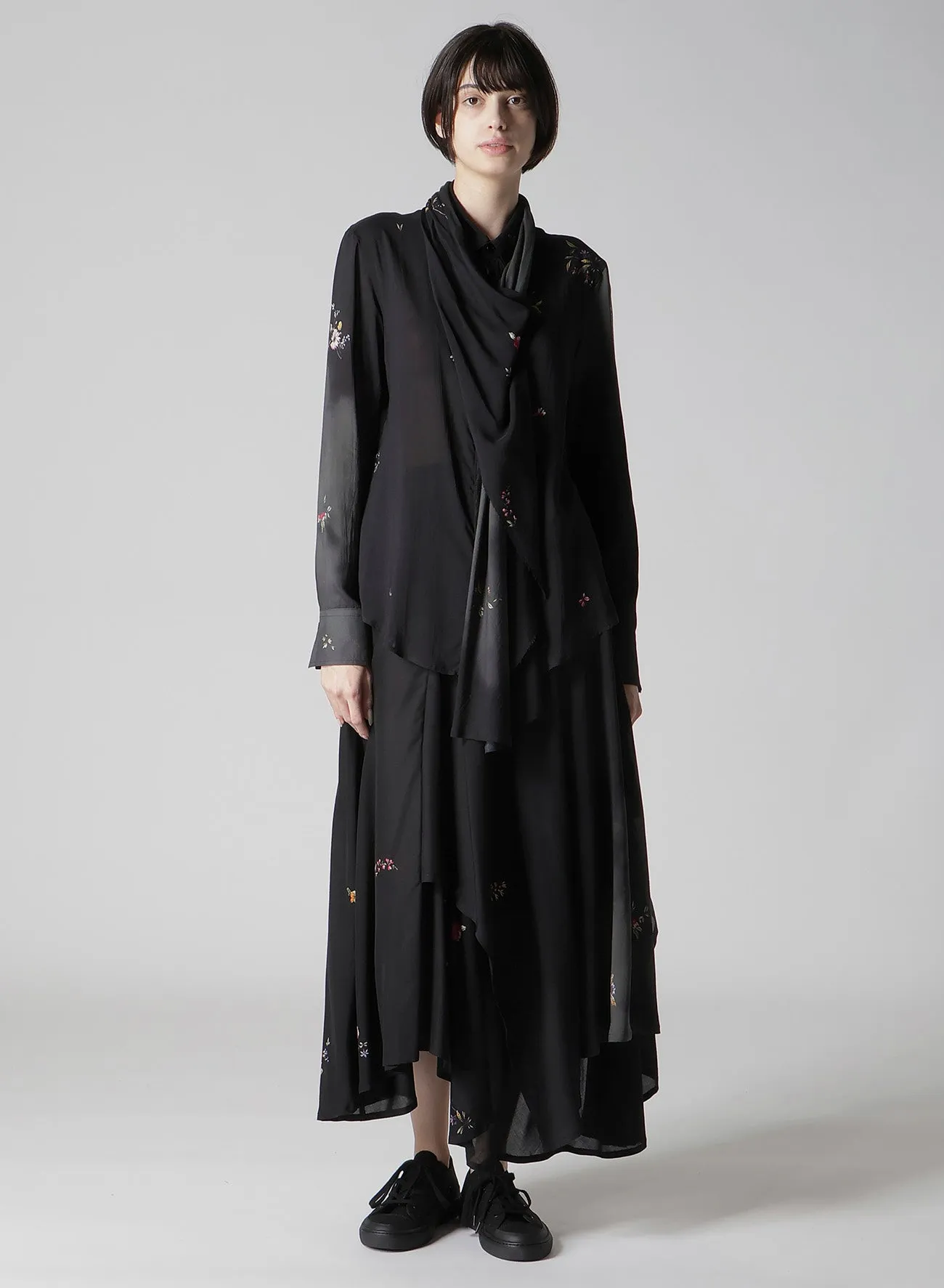 modal PT R GATHERED SKIRT sold by Yohji Yamamoto product image thumbnail 3