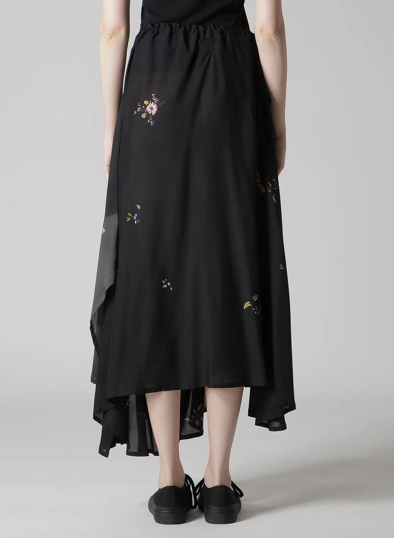 modal PT R GATHERED SKIRT sold by Yohji Yamamoto product image thumbnail 5