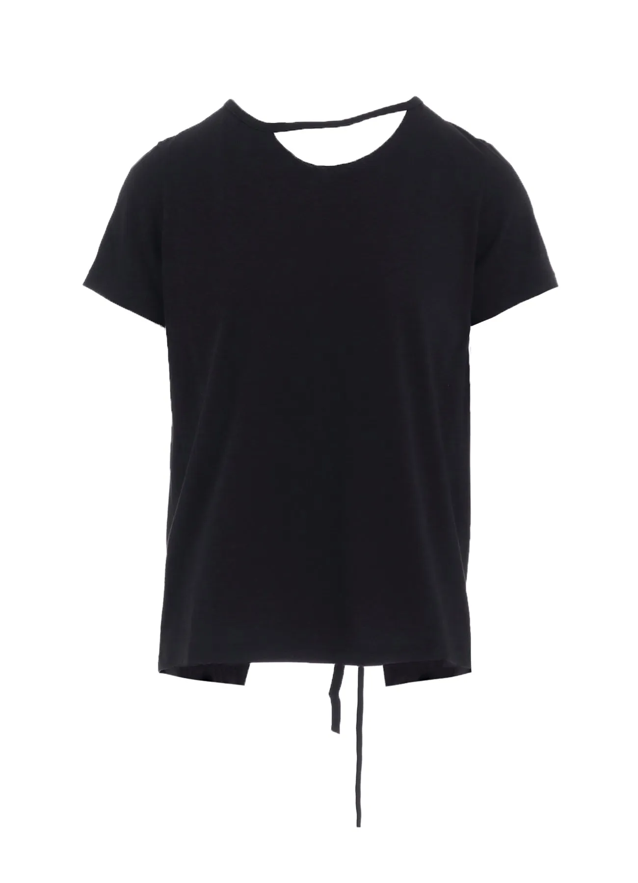 STF COTTON SINGLE JERSEY BACKSIDE STRAP T sold by Yohji Yamamoto