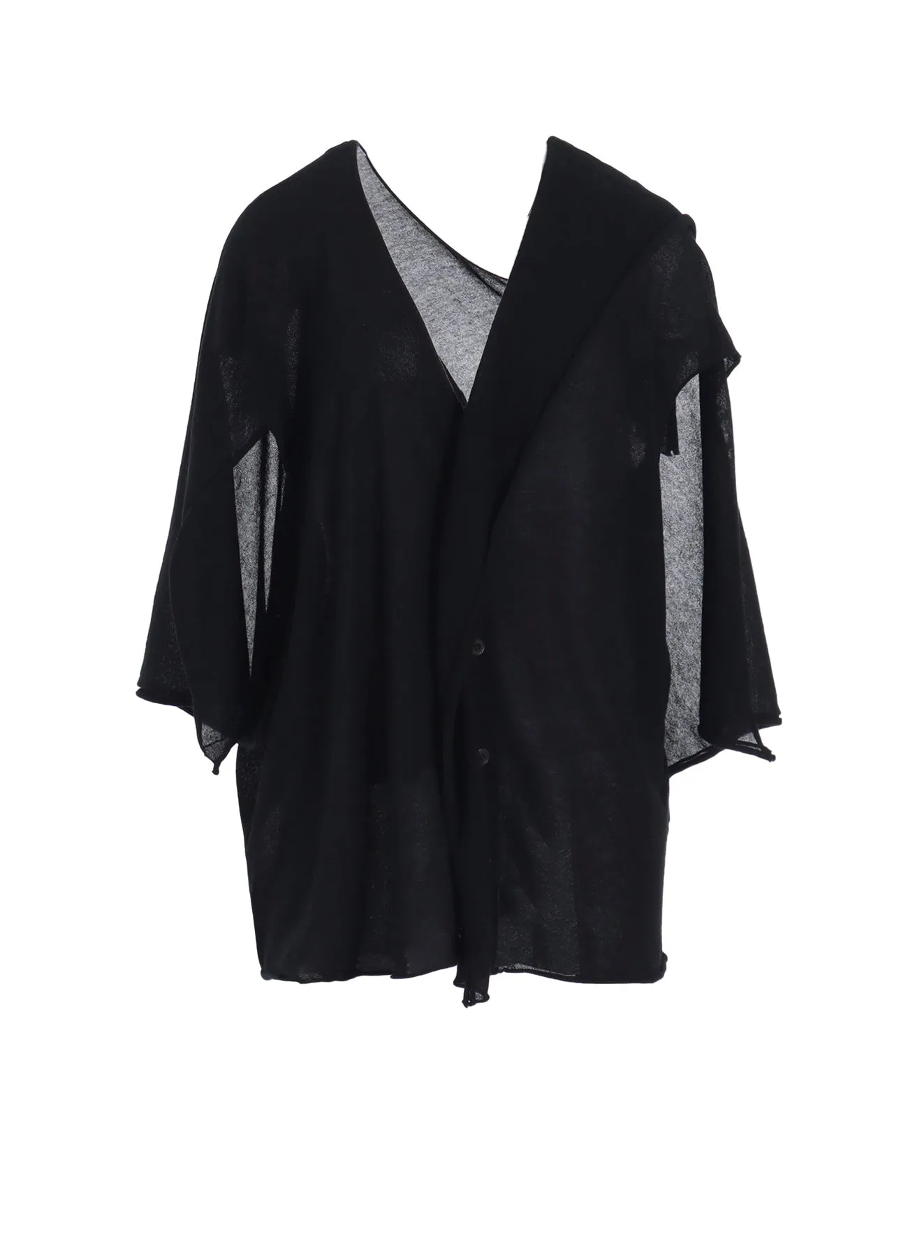 PLAIN STITCH DRAPED FRENCH SLV CD sold by Yohji Yamamoto