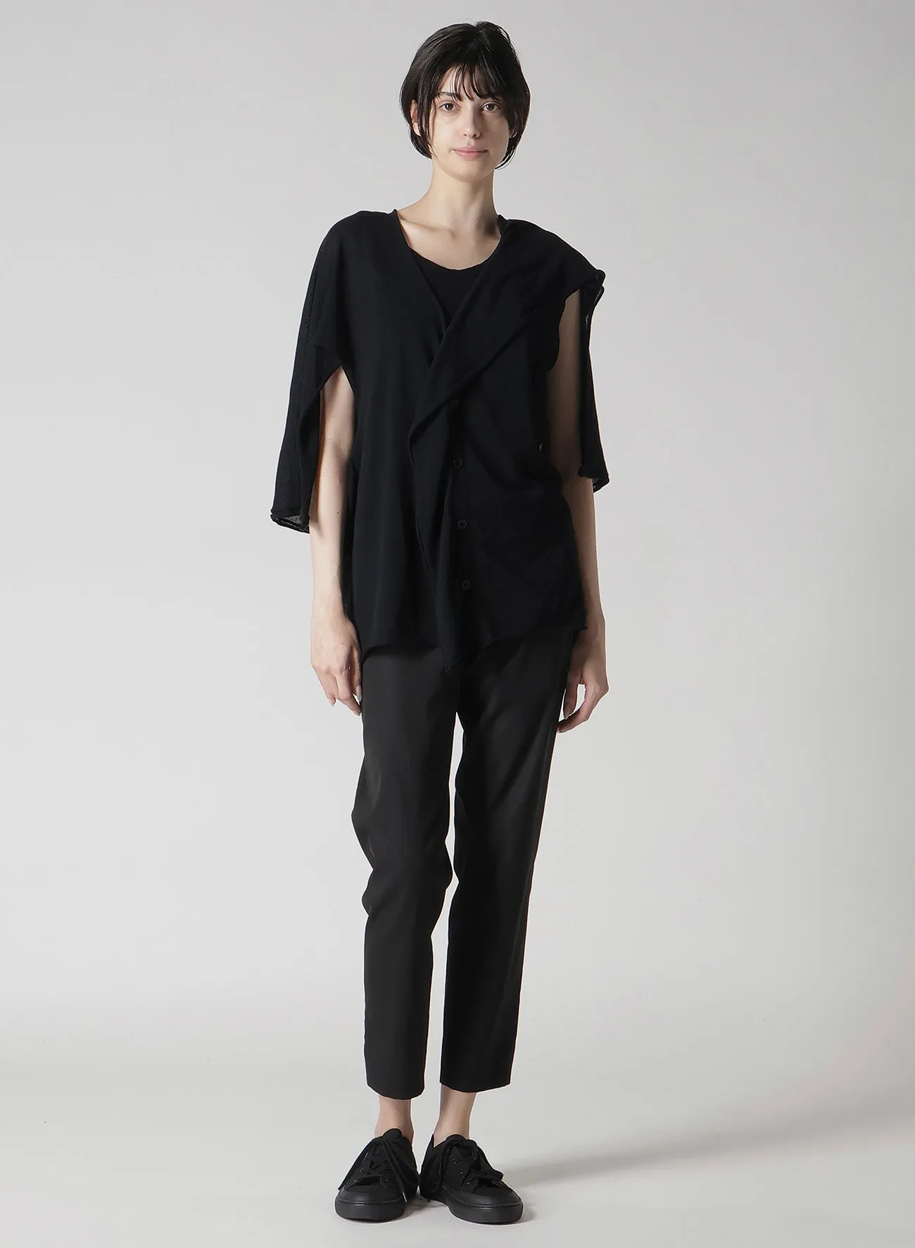 PLAIN STITCH DRAPED FRENCH SLV CD sold by Yohji Yamamoto product image thumbnail 3