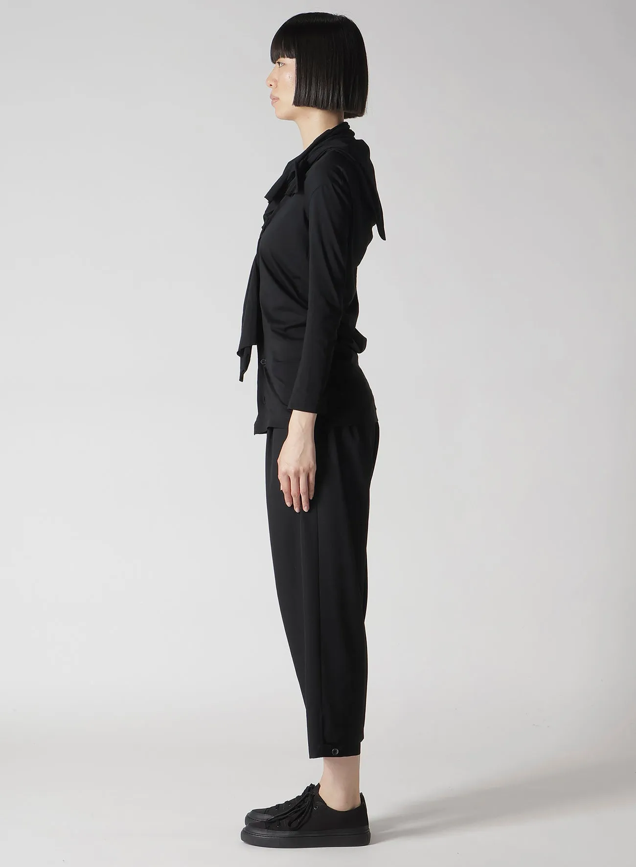 HIGH GAUGE AIRY JERSEY DRAPE DETAIL LONG SLV CD sold by Yohji Yamamoto product image thumbnail 4