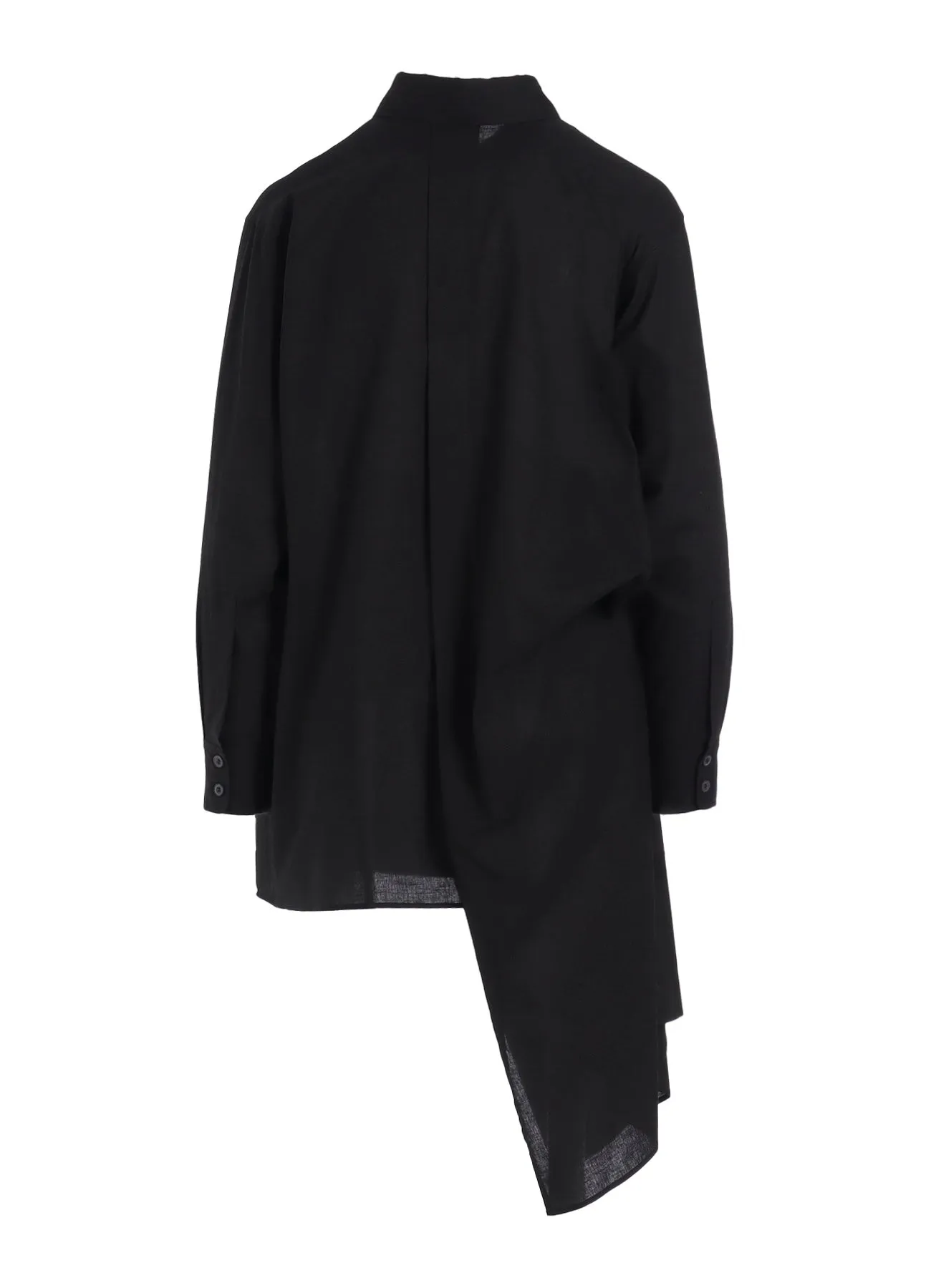 100/-KHADI L DRAPED BLOUSE sold by Yohji Yamamoto product image thumbnail 3