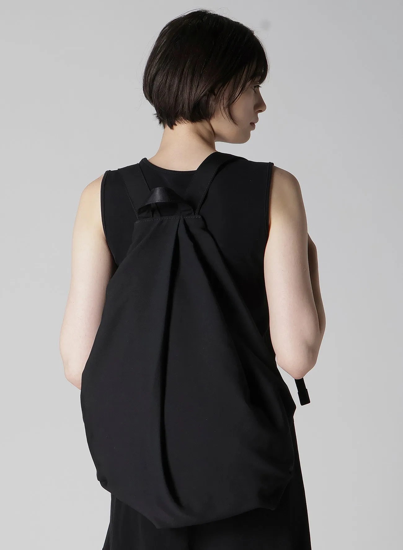 W/GABADINE TUCK DETAIL BACKPACK sold by Yohji Yamamoto product image thumbnail 2