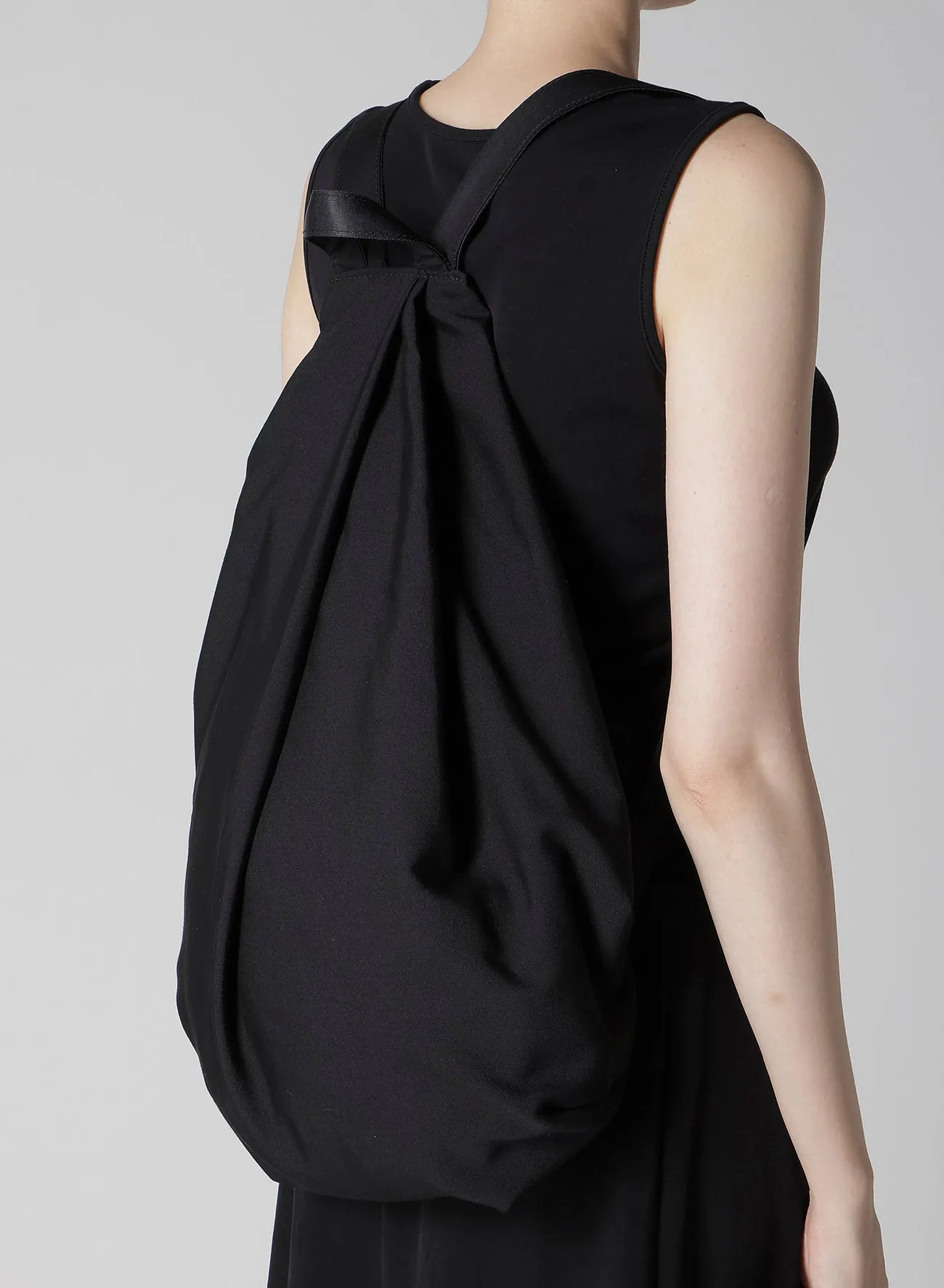 W/GABADINE TUCK DETAIL BACKPACK sold by Yohji Yamamoto product image thumbnail 3