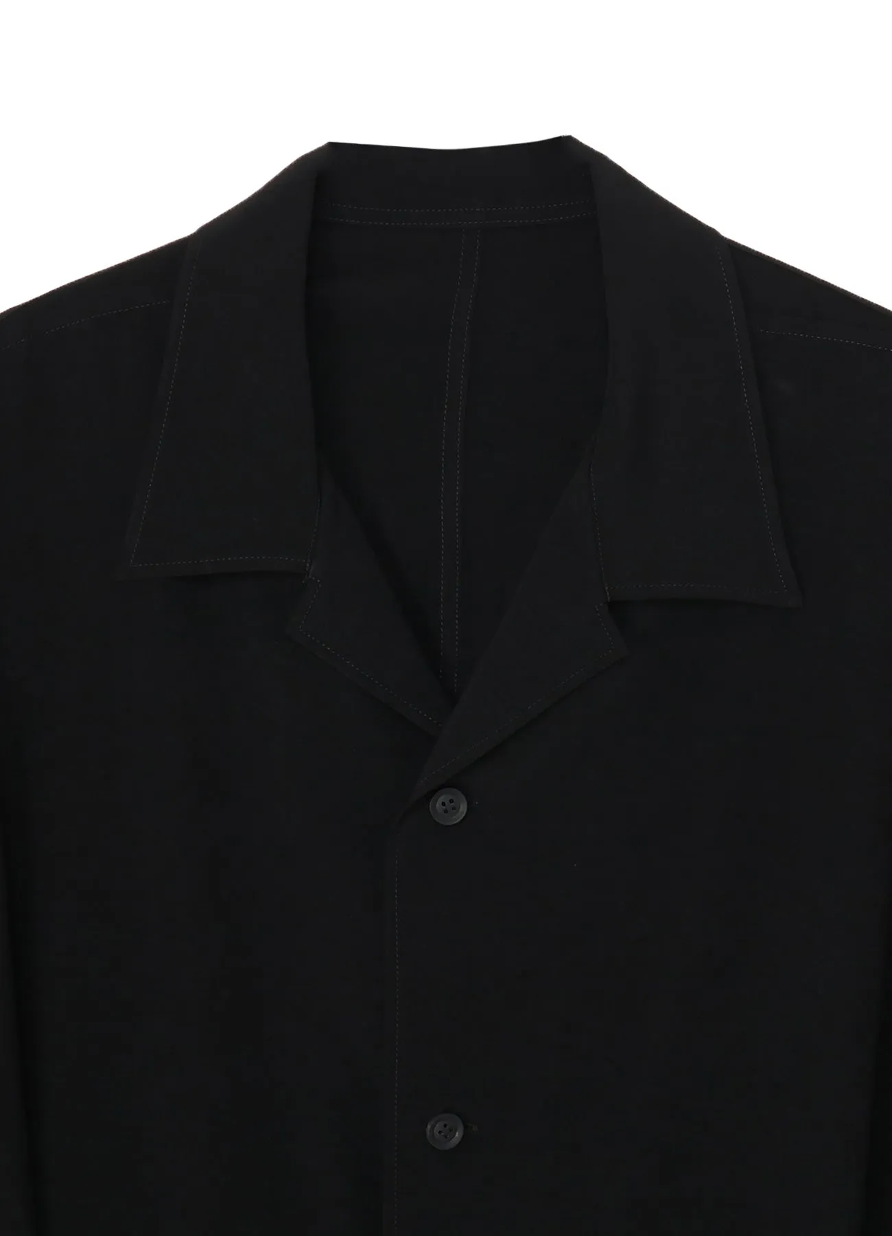 TA TUXEDO OUT POCKET SHORT SLEEVE BLOUSE sold by Yohji Yamamoto product image thumbnail 4