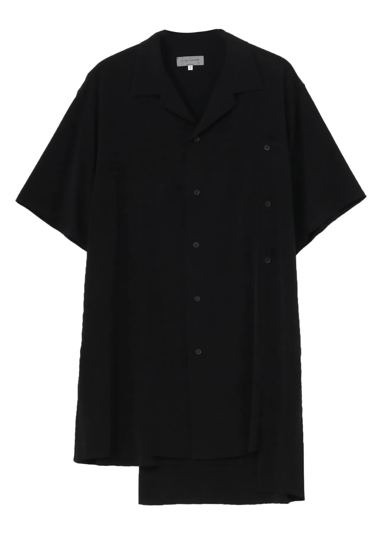 TA TUXEDO LAYERED SHORT SLEEVE BLOUSE sold by Yohji Yamamoto product image thumbnail 2