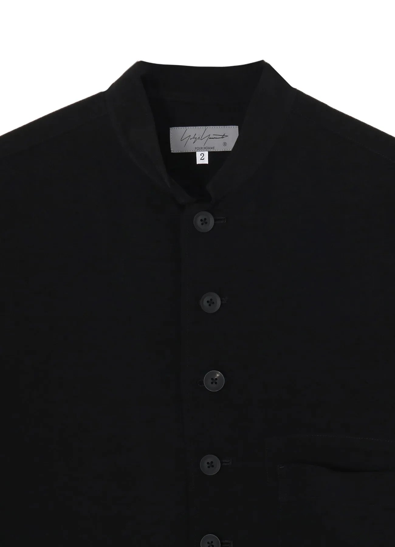 TA TUXEDO STAND COLLAR SHIRT JACKET sold by Yohji Yamamoto product image thumbnail 4